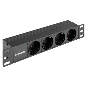 Блок розеток EXEGATE SERVERPRO PDU-10H401 Al-4S-C14