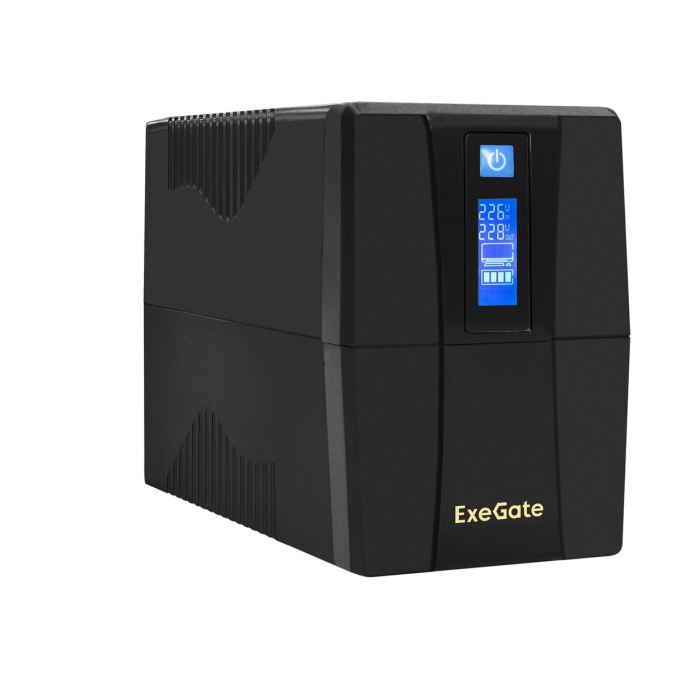 Источник бесперебойного питания EXEGATE POWER SMART ULB-850.LCD.AVR.2SH.RJ EP285479RUS