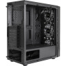 Корпус Miditower EXEGATE EVO-8243 ATX, без БП, черный с RGB подсветкой EX292859RUS