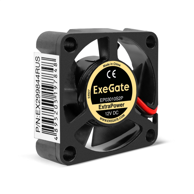 Вентилятор 12В DC EXEGATE EXTRAPOWER EP03010S2P EX299844RUS